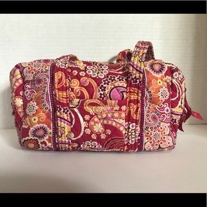 Vera Bradley Red Floral Medium Purse
